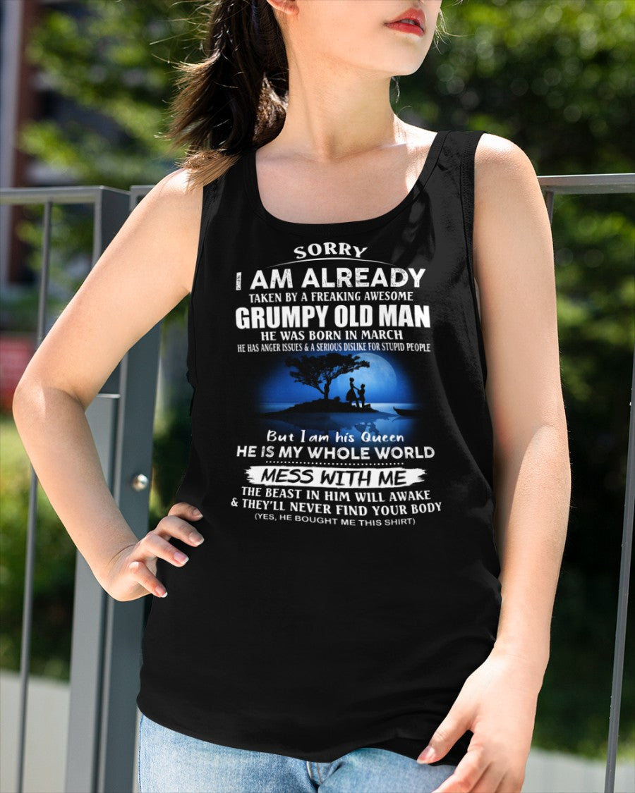 March - Valentine’s Day T-Shirt Gift for Her - Anniversary, Birthday & Holiday Present from Boyfriend or Husband (SKU26T-01147-03) - SUN03