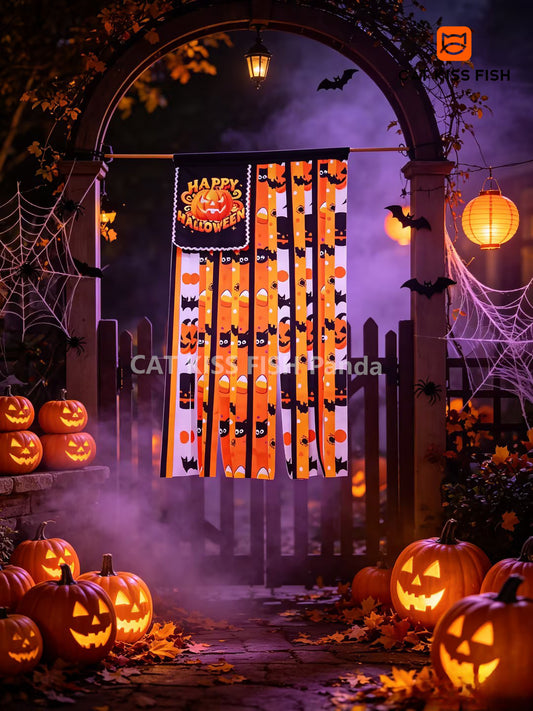 Halloween tassel door curtain