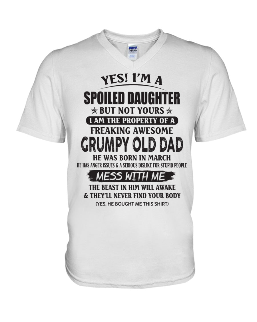 March - Yes! I'm a Spoiled Daughter - The perfect gift for your daughter - (SKU07-17-03) - SUN03