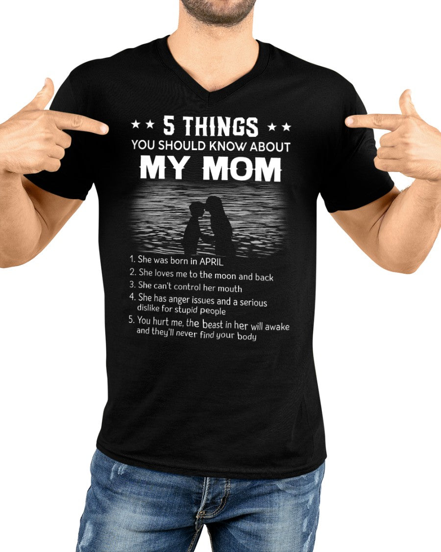 Awesome Mom born in April - Special Gift For Your Son - (SKU2604-103-04) SUN04