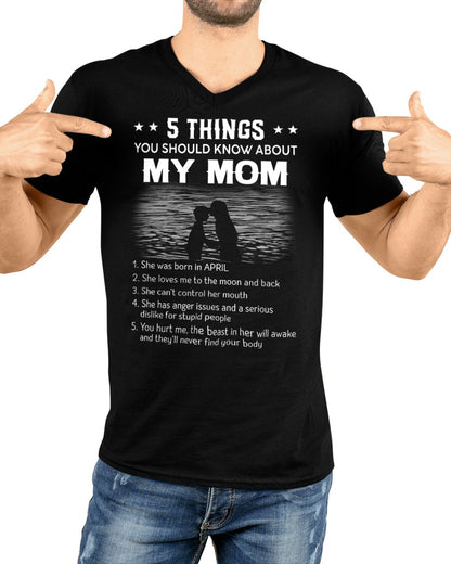 Awesome Mom born in April - Special Gift For Your Son - (SKU2604-103-04) SUN04