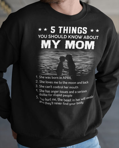 Awesome Mom born in April - Special Gift For Your Son - (SKU2604-103-04) SUN04