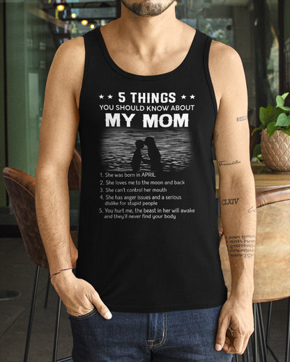Awesome Mom born in April - Special Gift For Your Son - (SKU2604-103-04) SUN04