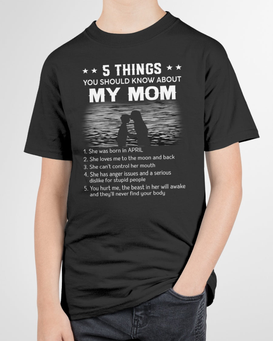 Awesome Mom born in April - Special Gift For Your Son - (SKU2604-103-04) SUN04