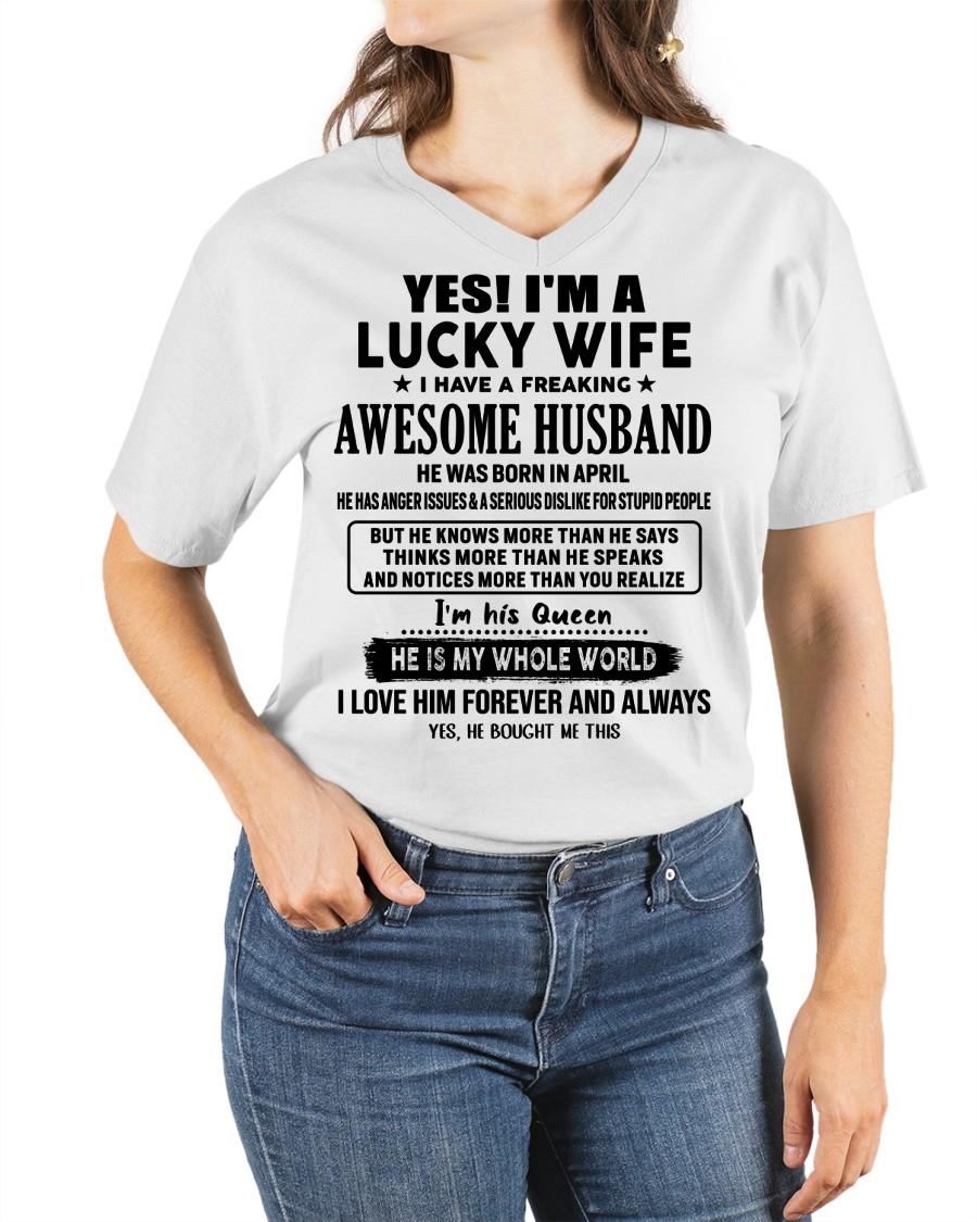 Yes, I'm a lucky wife - Perfect gift for your wife - (SKU-LK-WIFE-04) - SUN04