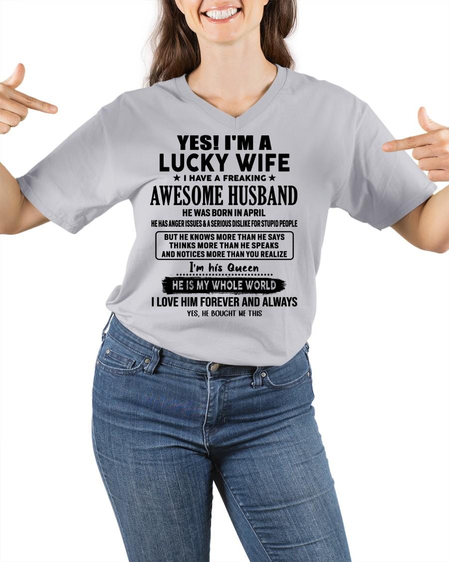 Yes, I'm a lucky wife - Perfect gift for your wife - (SKU-LK-WIFE-04) - SUN04