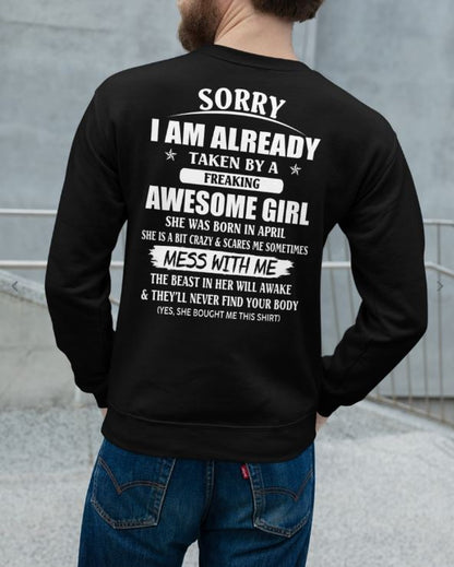 April - The special gift for your boyfriend, husband - (SORRY-GIRLS) - SUN04