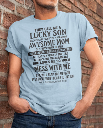 Awesome May Mom - Perfect Gift For Son From Mom (SKU2604-133-05) SUN05