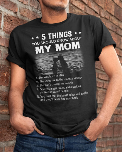 Awesome Mom born in May - Special Gift For Your Son - (SKU2604-103-05) SUN05