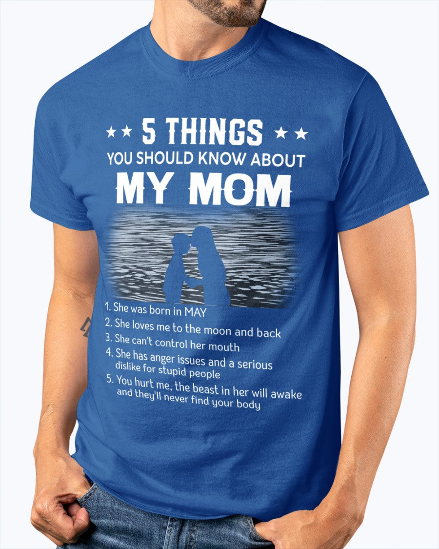 Awesome Mom born in May - Special Gift For Your Son - (SKU2604-103-05) SUN05