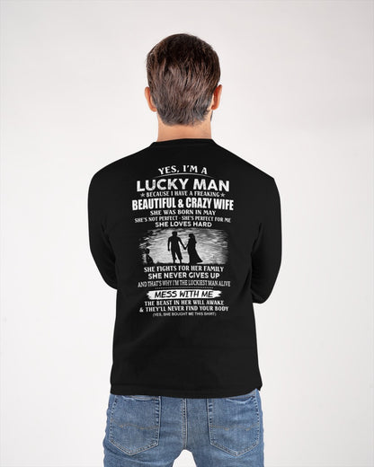 May - I'm a Lucky Man - Special Gift For Your Husband (SKU2607-165-05) SUN05