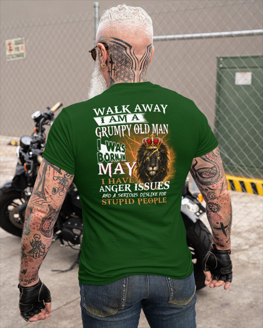I'm A Grumpy Old May Man T-Shirt - Don't Mess With Me Tee (SKU2604-214-05) - SUN05