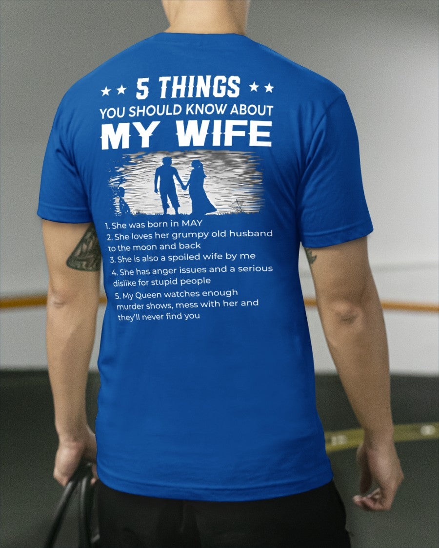 May - Special Gift for your Husband - A Perfect Gift from Wife for Anniversary, Birthday, and Valentine’s Day (SKU26T-01257-05) - SUN05
