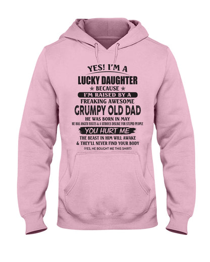 May - Yes! I'm a Lucky Daughter - The perfect gift for your daughter - (SKU07-85-05) - SUN05