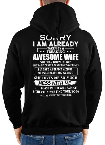 Awesome wife May - Perfect gift for your husband - SUN05 (SKU68-86-05)