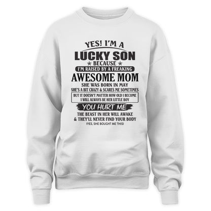 May - Awesome Mom - The Perfect Gift For Your Son - (SKU08-LKSON-05) - SUN05