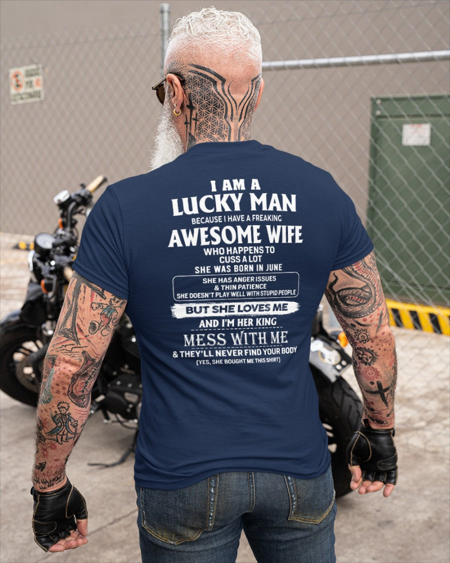June - I Am A Lucky Man - Perfect Gift For Your Husband (SKU2609-134-06) SUN06