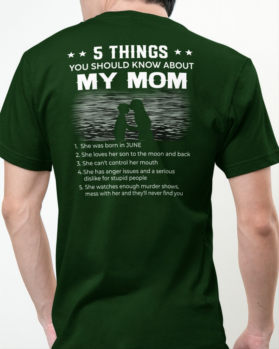 June - Awesome Mom - A Special Gift for My Beloved Son from Mom - (SKU2602-15-06) SUN06