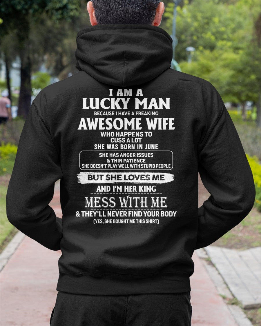 June - I Am A Lucky Man - Perfect Gift For Your Husband (SKU2609-134-06) SUN06