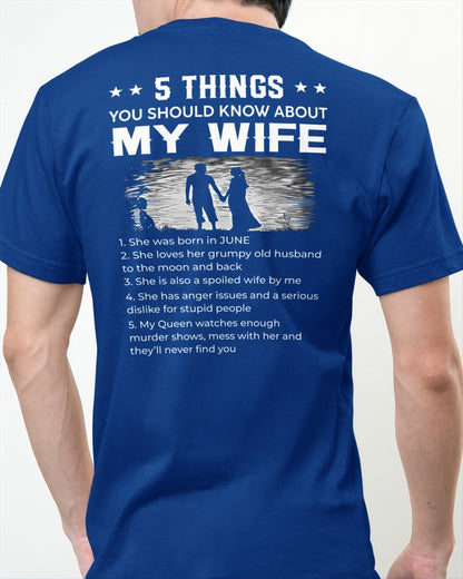 June - Special Gift for your Husband - A Perfect Gift from Wife for Anniversary, Birthday, and Valentine’s Day (SKU26T-01257-06) - SUN06