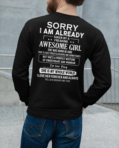 June - Awesome girl - Perfect gift for your boyfriend - (SKU04-86-06) - SUN06