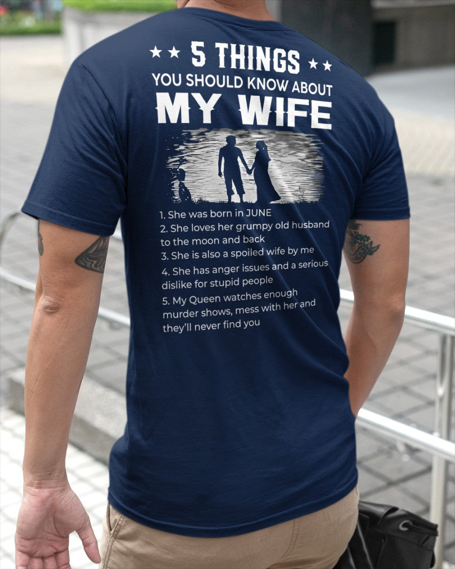 June - Special Gift for your Husband - A Perfect Gift from Wife for Anniversary, Birthday, and Valentine’s Day (SKU26T-01257-06) - SUN06