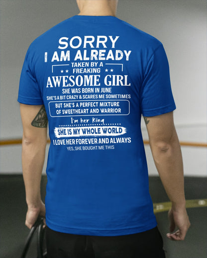 June - Awesome girl - Perfect gift for your boyfriend - (SKU04-86-06) - SUN06