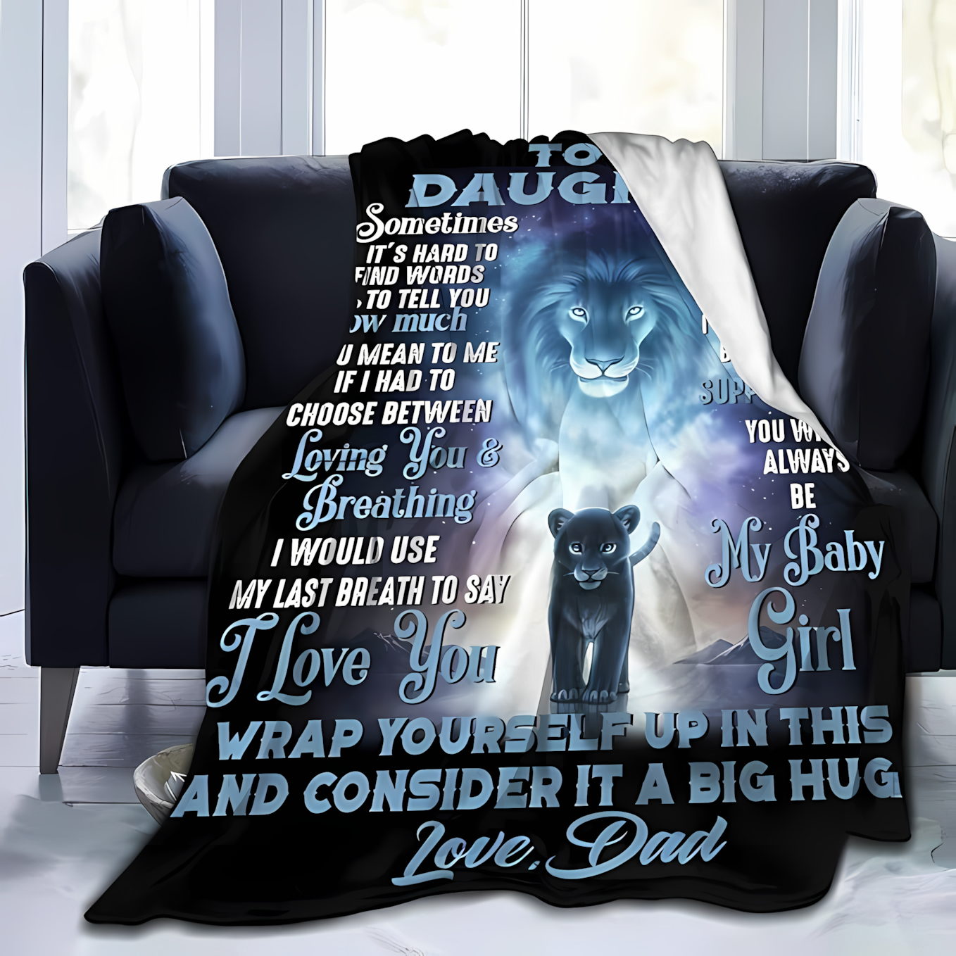 Special Gift For Your Daughter Blanket - From Dad