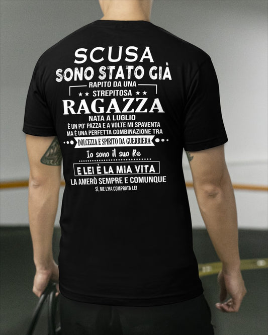 Scusate ragazze, sono già impegnato - La mia ragazza è pazza e adorabile - Regalo perfetto per il tuo fidanzato - (SKU04-116-07) - SUN07