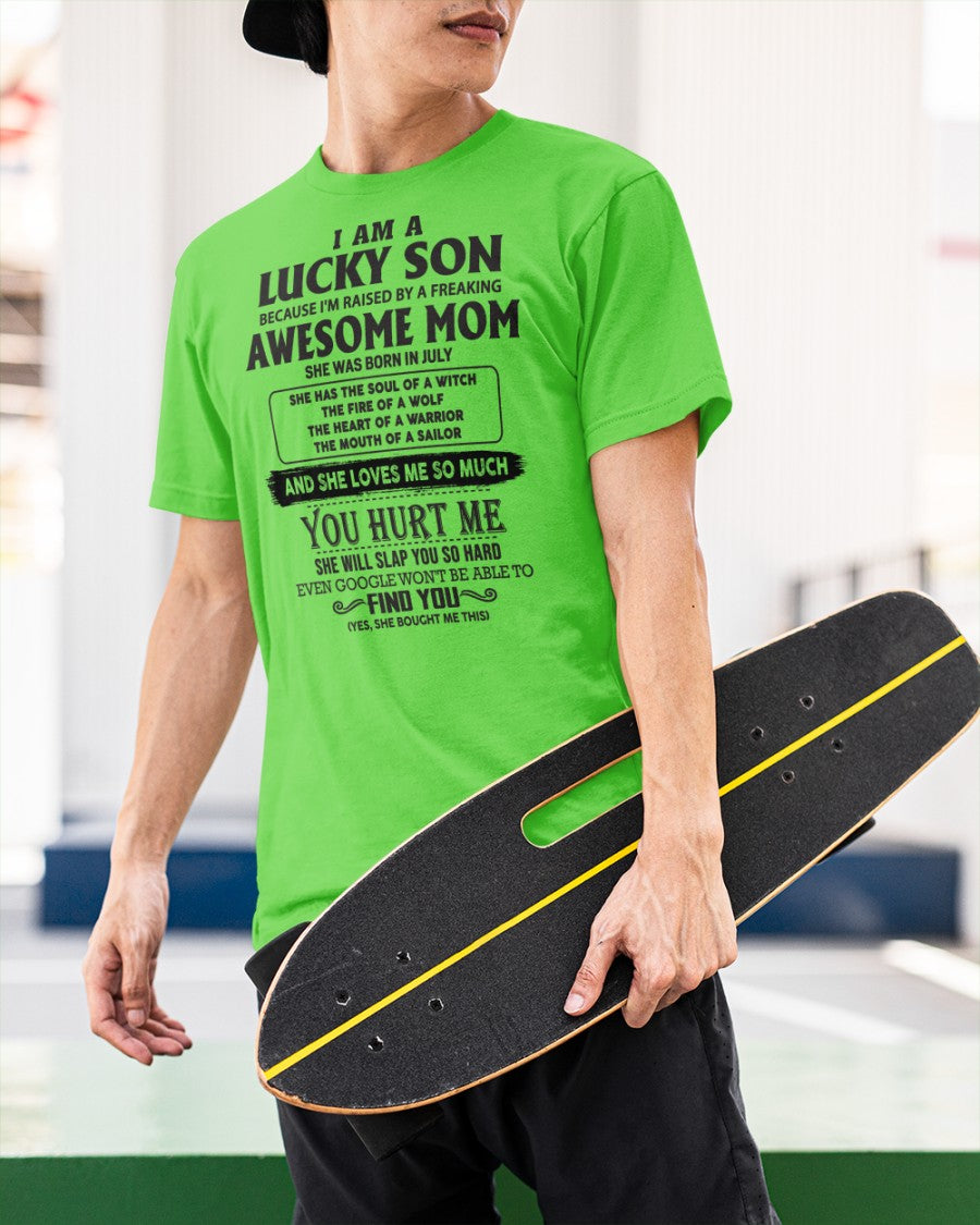 July - Awesome Mom - Perfect Gift For Your Son (SKU10-LKS4-07)