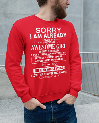 July - Awesome girl - Perfect gift for your boyfriend - (SKU06-69-07) - SUN07