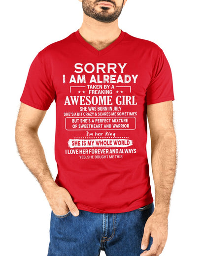 July - Awesome girl - Perfect gift for your boyfriend - (SKU06-69-07) - SUN07