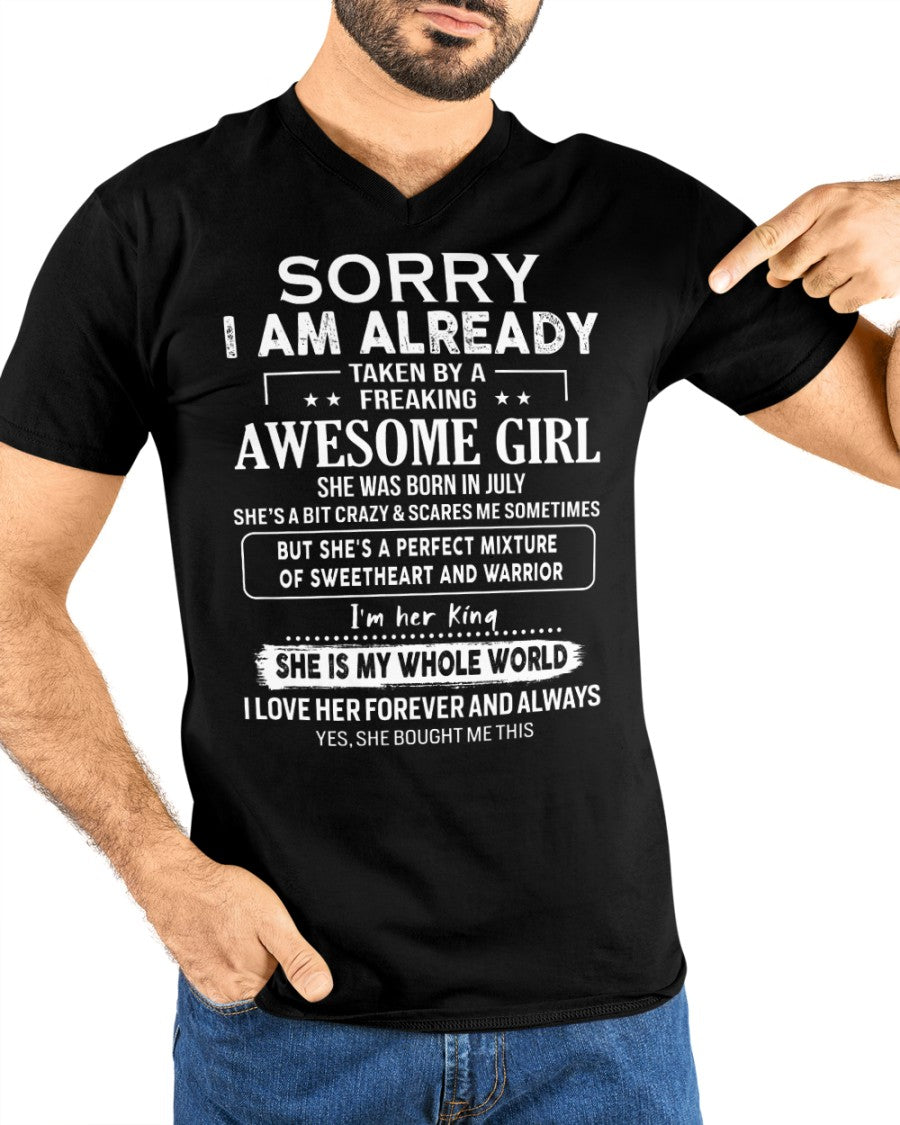 July - Awesome girl - Perfect gift for your boyfriend - (SKU06-69-07) - SUN07