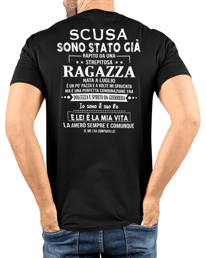 Scusate ragazze, sono già impegnato - La mia ragazza è pazza e adorabile - Regalo perfetto per il tuo fidanzato - (SKU04-116-07) - SUN07