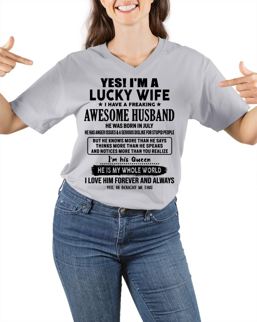 Yes, I'm a lucky wife - Perfect gift for your wife - (SKU-LK-WIFE-07) - SUN07