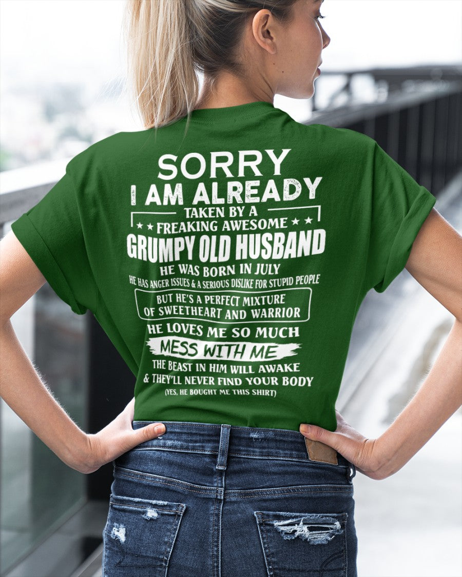 Awesome husband July - Perfect gift for your wife - SUN07 (SKU88-88-07)