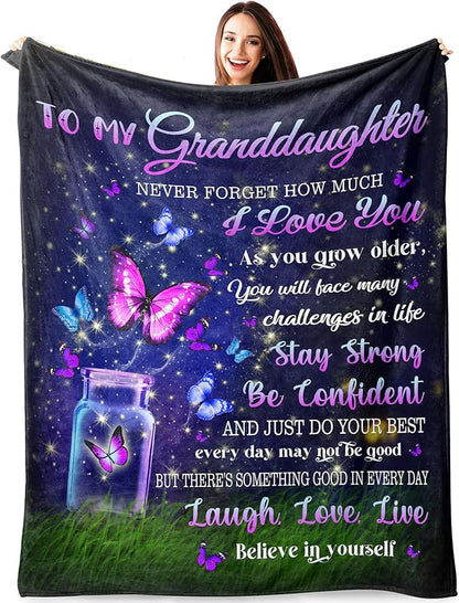 Special Gift For Your Granddaughter Blanket - From Grand