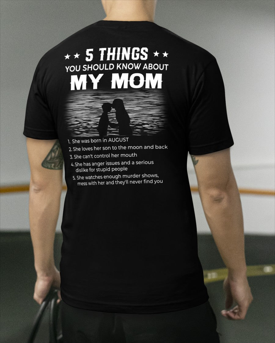 August - Awesome Mom - A Special Gift for My Beloved Son from Mom - (SKU2602-15-08) SUN08