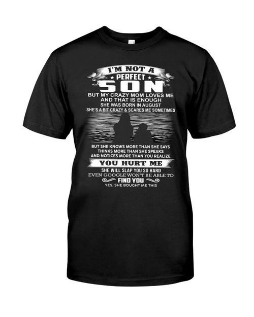 August - Awesome Mom - Perfect gift for your son - (SKU12-09-08) SUN08
