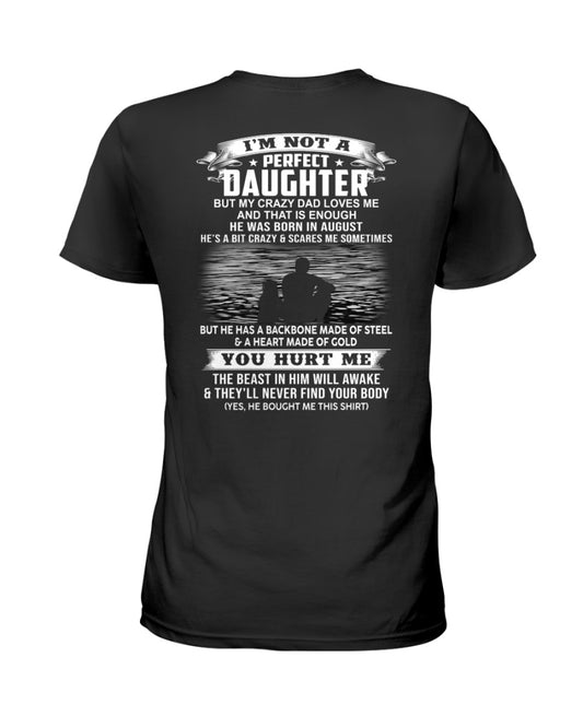 August - Awesome Dad - The Perfect Gift For Your Daughter - (SKU10-124-08)