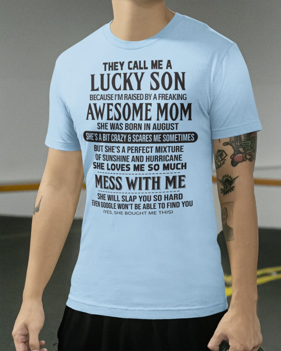 Awesome August Mom - Perfect Gift For Son From Mom (SKU2604-133-08) SUN08