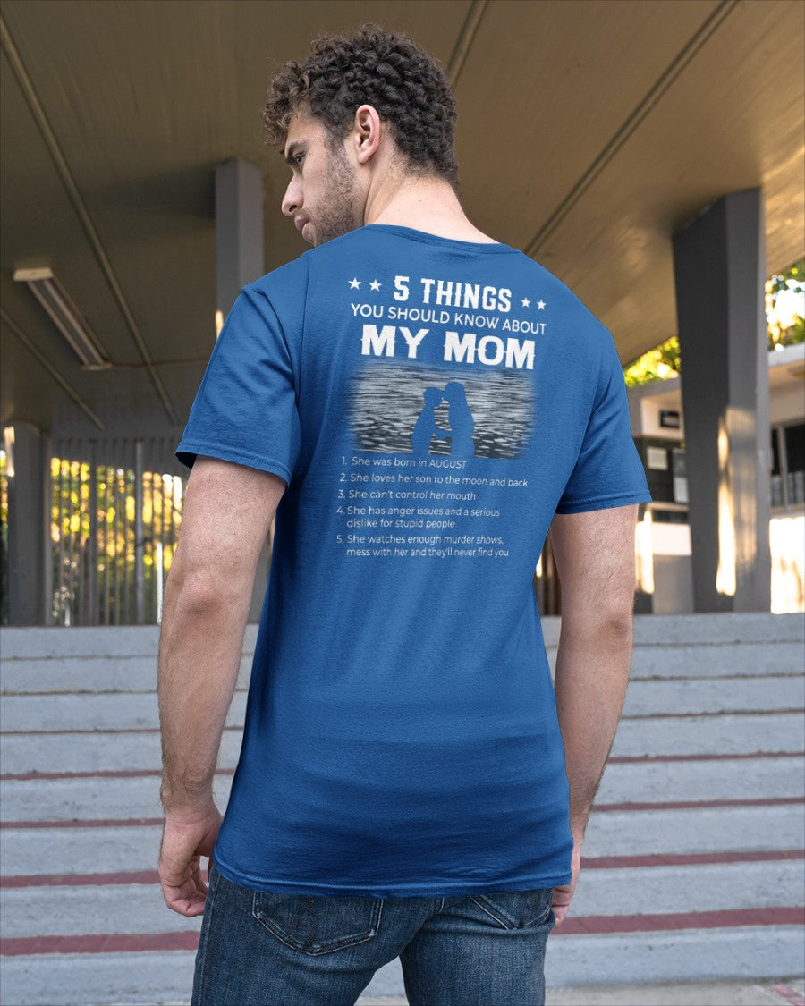 August - Awesome Mom - A Special Gift for My Beloved Son from Mom - (SKU2602-15-08) SUN08