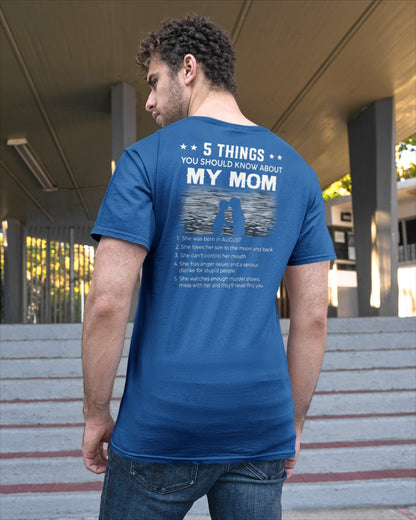 August - Awesome Mom - A Special Gift for My Beloved Son from Mom - (SKU2602-15-08) SUN08