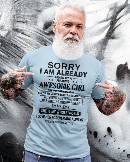 August - Perfect gift for your boyfriend, husband - (SKU.SS-08)