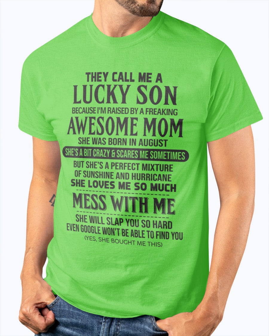 Awesome August Mom - Perfect Gift For Son From Mom (SKU2604-133-08) SUN08
