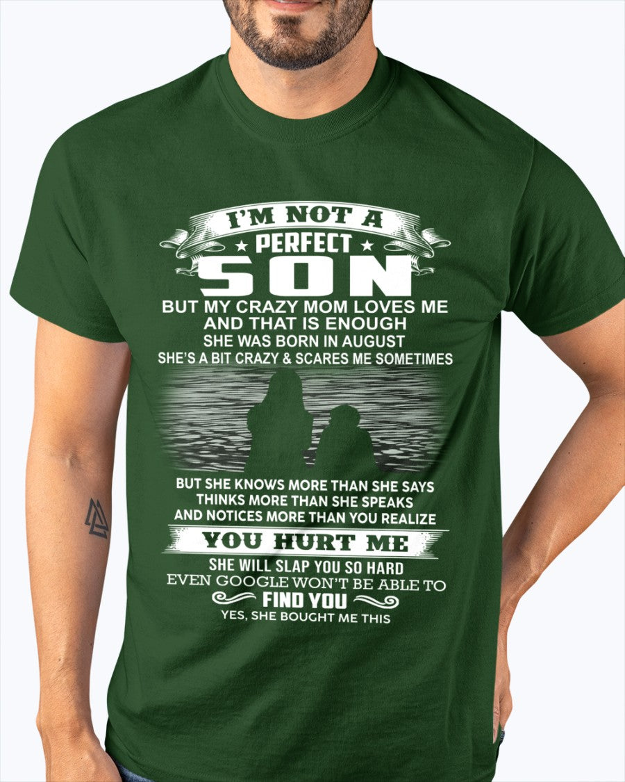 August - Awesome Mom - Perfect gift for your son - (SKU12-09-08) SUN08