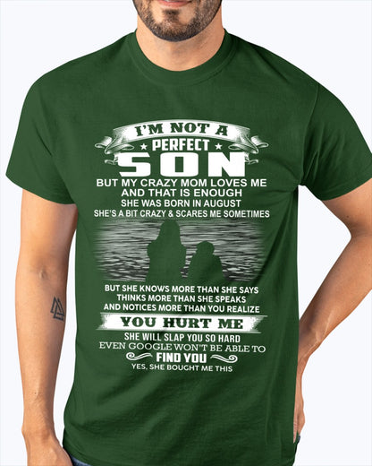 August - Awesome Mom - Perfect gift for your son - (SKU12-09-08) SUN08