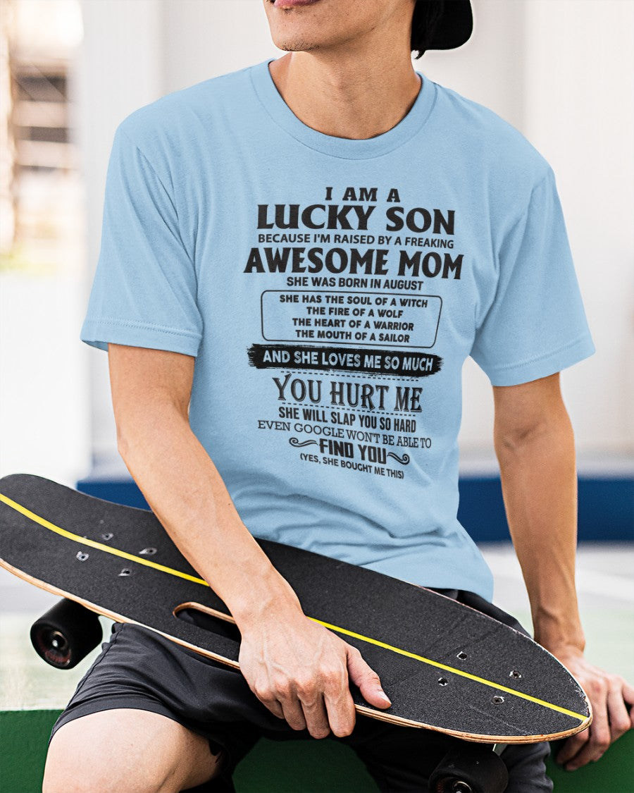 August - Awesome Mom - Perfect Gift For Your Son (SKU10-LKS4-08)