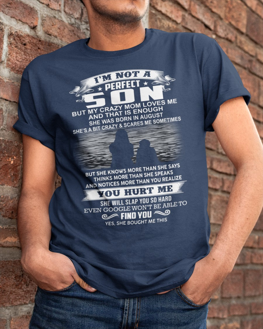 August - Awesome Mom - Perfect gift for your son - (SKU12-09-08) SUN08