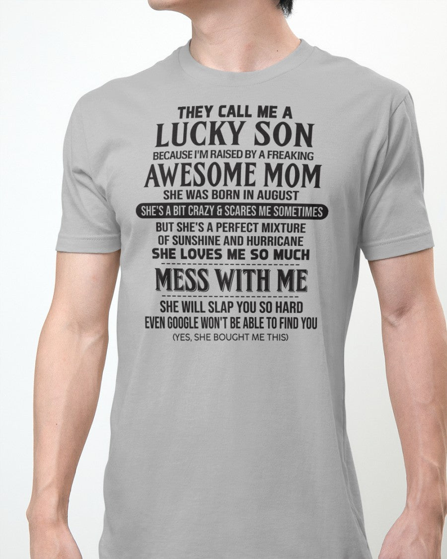 Awesome August Mom - Perfect Gift For Son From Mom (SKU2604-133-08) SUN08